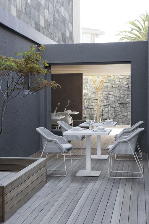 MNST1245 Обеденный стол pca white f8 60см x 60см Manutti Napoli - Вид №2