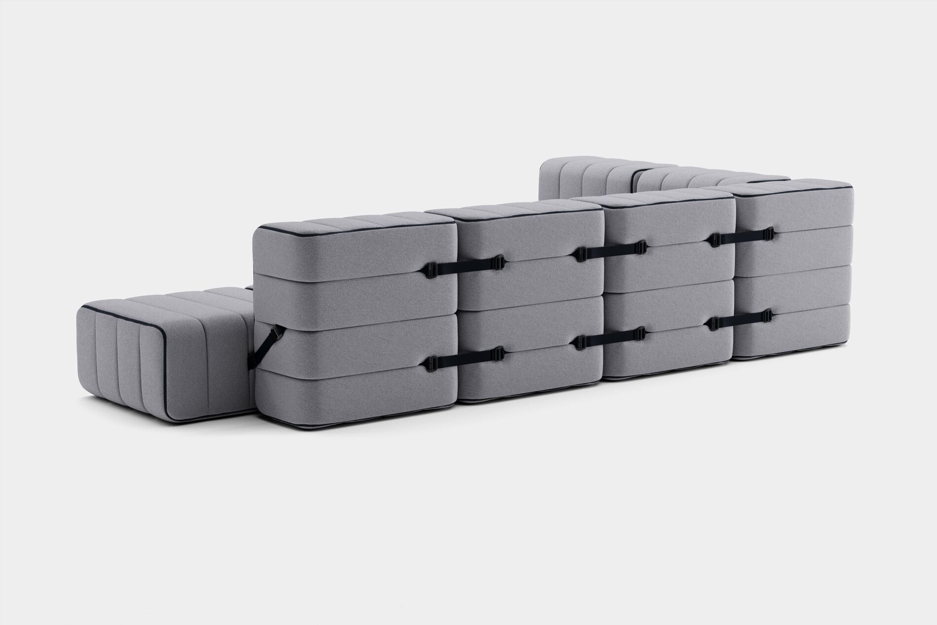 Модульный угловой диван из ткани AMBIVALENZ Curt ARCH-00083106 - Вид №46