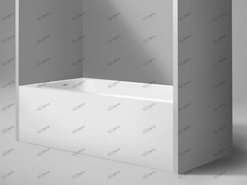 Blu Bathworks® Прямоугольная ванна синего цвета ∙ stone ™ Metrix Bt0110l/bt0110r