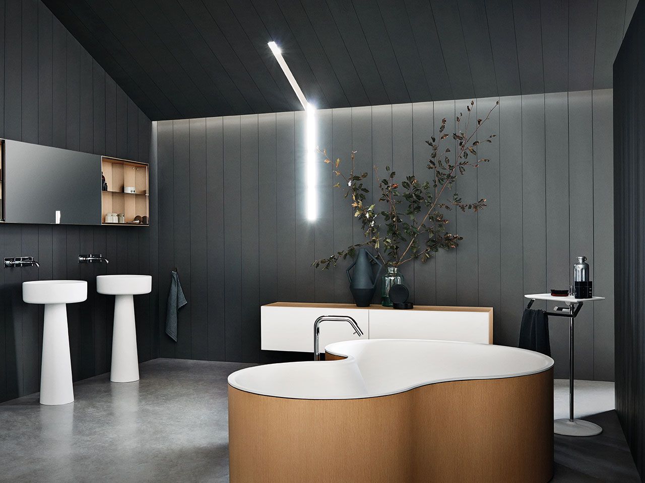 2-местная ванна с твердой поверхностью в центре комнаты Agape DR ARCH-00069648 - Вид №6