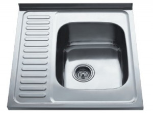 HB6060R-60 Кухонная мойка , полированная сталь Haiba