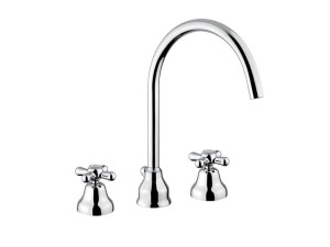 Смеситель для раковины из хромированной латуни