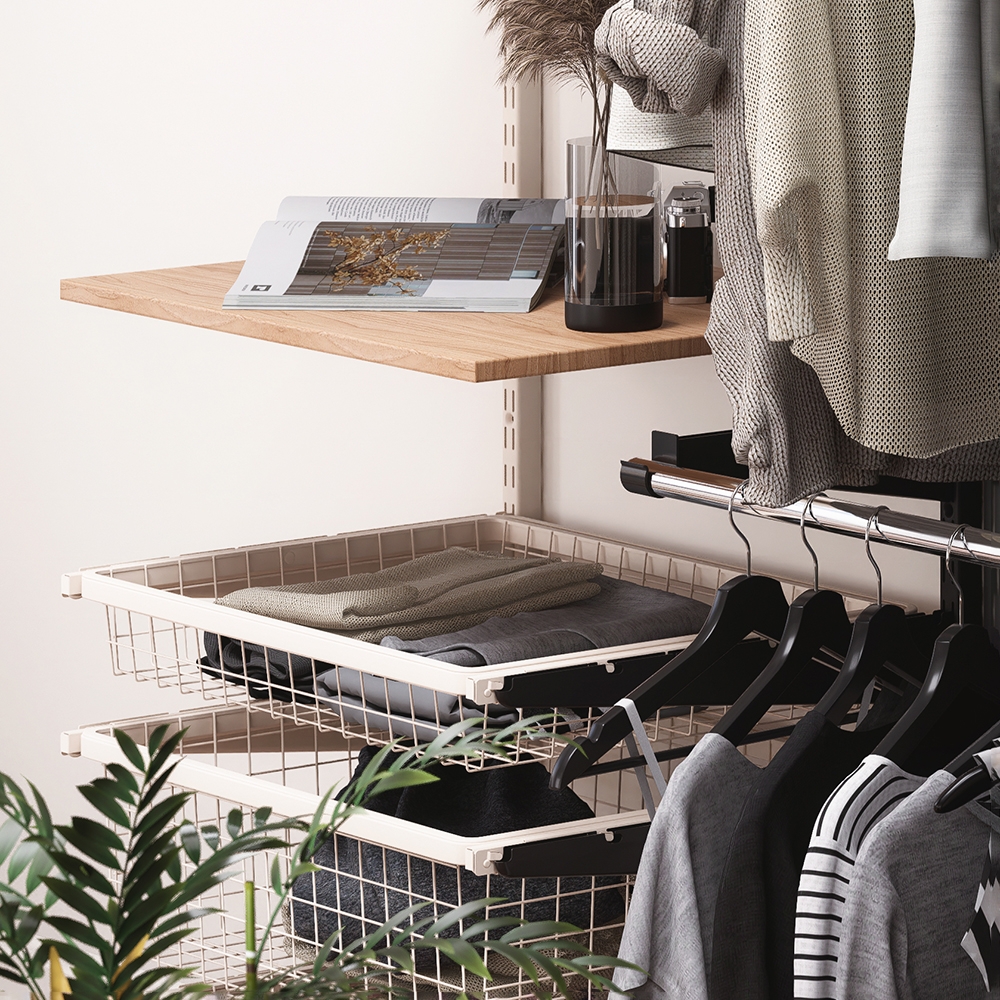 Сетчатая корзина для рамы , 555x410x85 мм, магнолия LJPS0352 Public Steel Россия  - Вид №1
