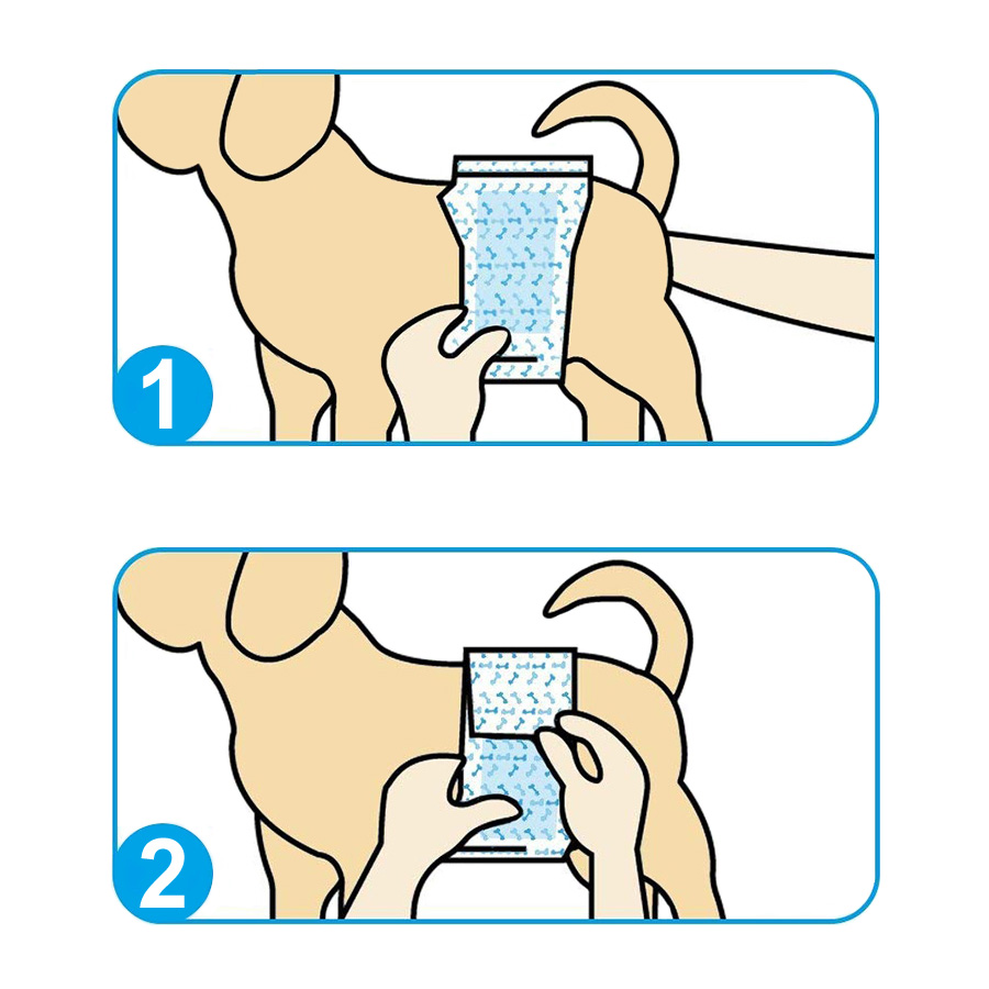 ПР0046996 Пояса Male Diaper одноразовые впитывающие для кобелей размер S, 12шт PET SOFT  - Вид №1