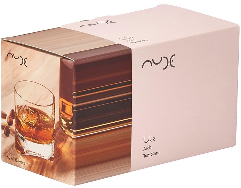 NUDE Набор из двух хрустальных бокалов для виски Arch sun-id-1497483 - Вид №3