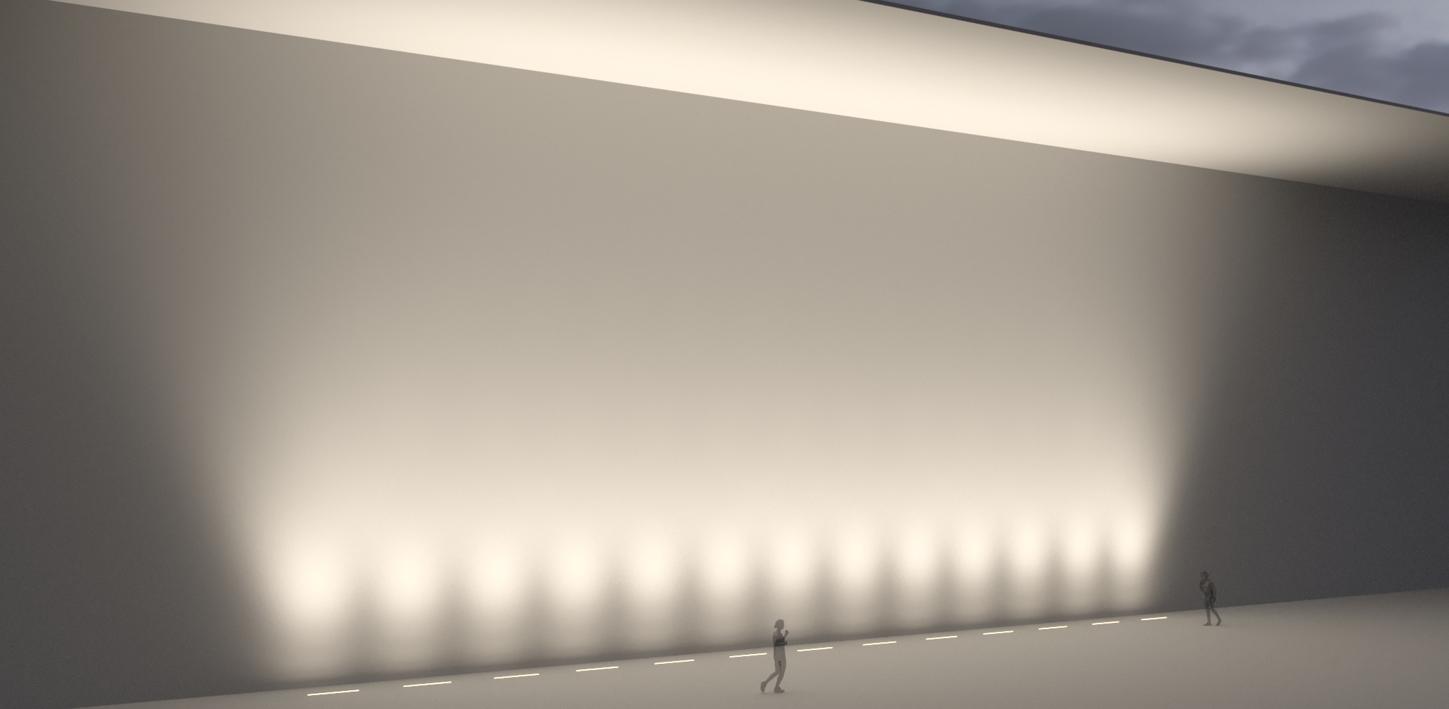 8498618 Встраиваемый в пешеходный пол Platek MINI CORNICHE Incasso   MINI CORNICHE 1200 mm - LED 3000K 40°  - Вид №7