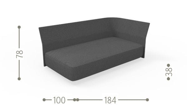 Секционный садовый диван из ткани и веревки Talenti ARCH-00118279 - Вид №24