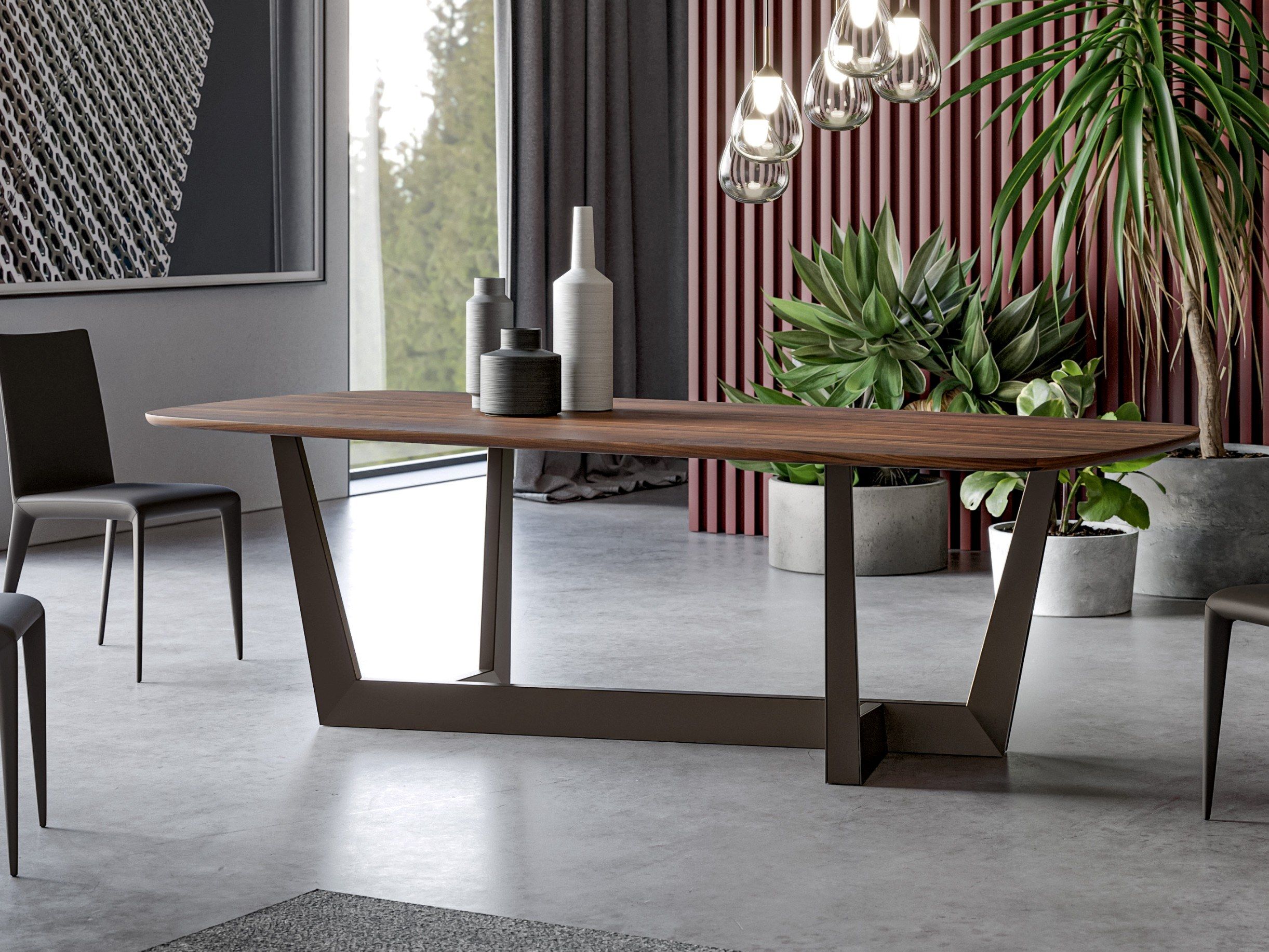 Прямоугольный стол BONALDO искусство ARCH-00147055