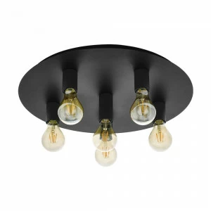 Люстра черная потолочная 6 ламп Eglo Passano 98157 EGLO ДИЗАЙНЕРСКИЕ, PASSANO 00-3833643 Черный