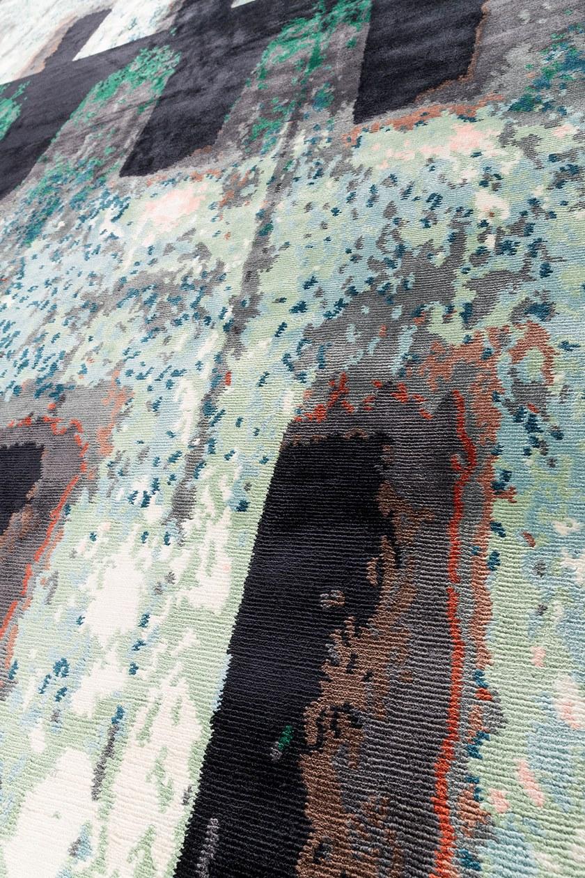 Diacasan Edition Прямоугольный коврик ручной работы из растительного шелка Emmanuel thibault sun-id-1489158 - Вид №1