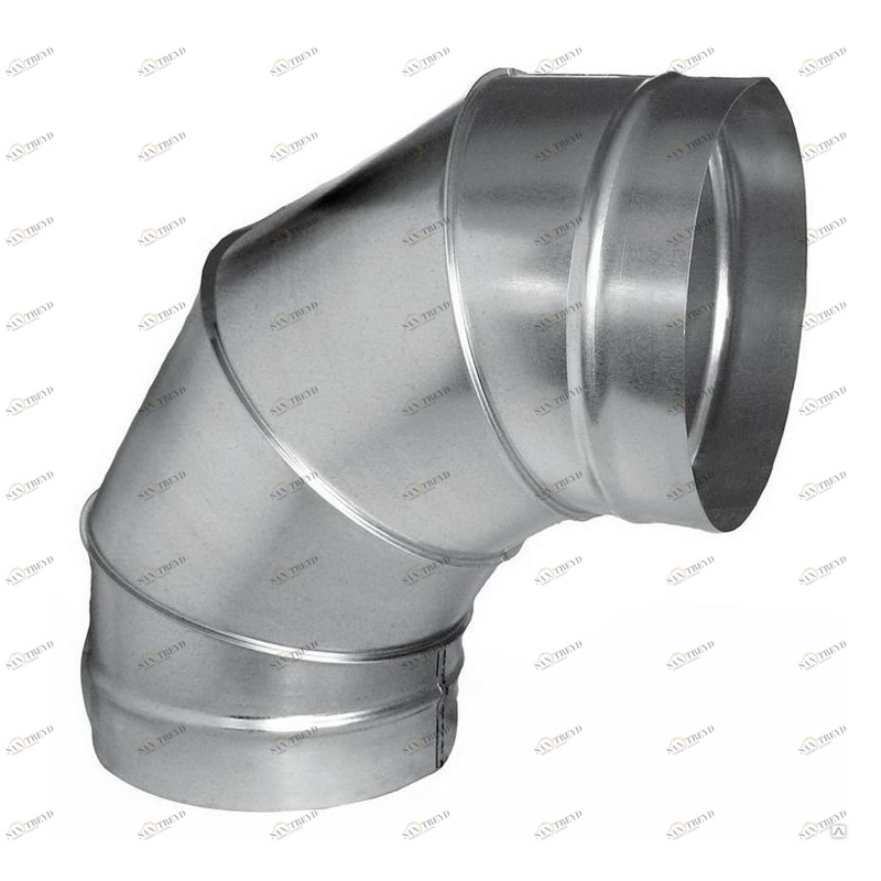 Отвод 90º круглый (оц. сталь) d100 Santreyd 01-0233-009