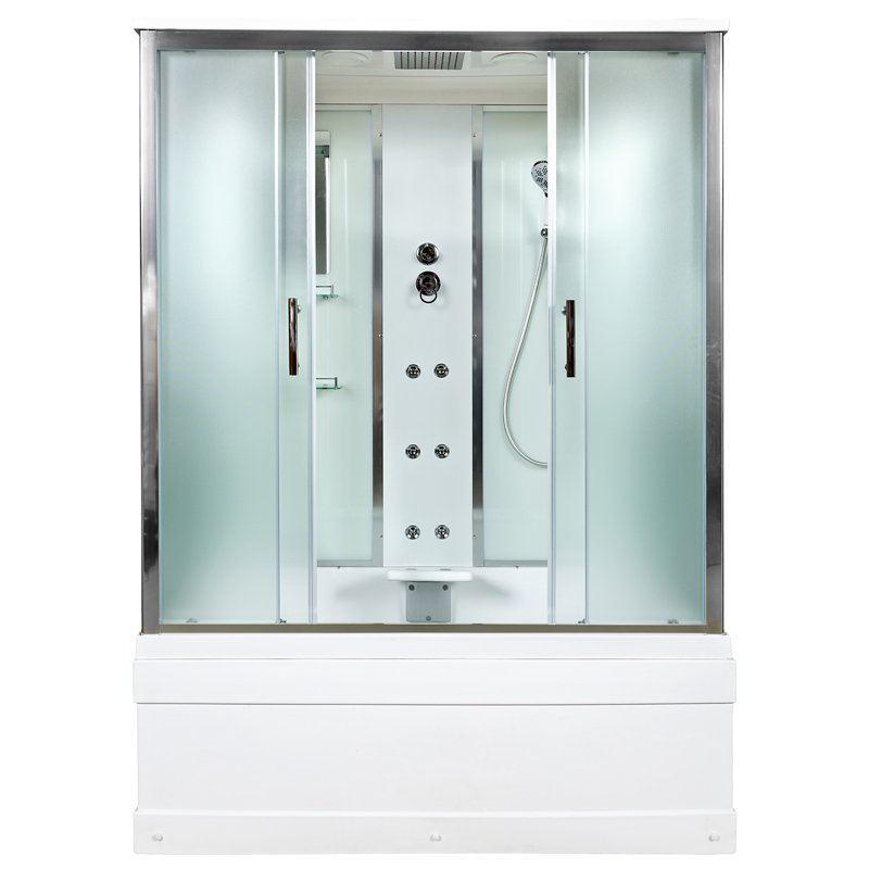 D119 S LED Душевая кабина DETO Серия D ЕМ4515 с гидромассажем (гм.)