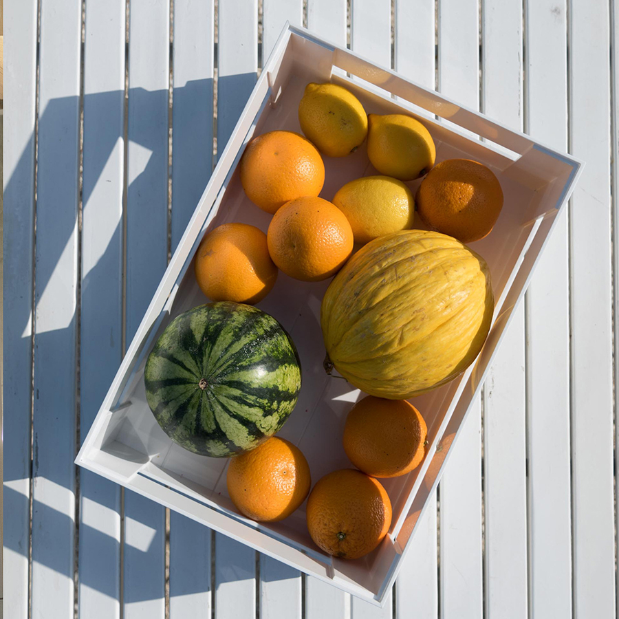 17020033 Ящик для хранения tidy&store 45х31х15 см, серый Guzzini  - Вид №3