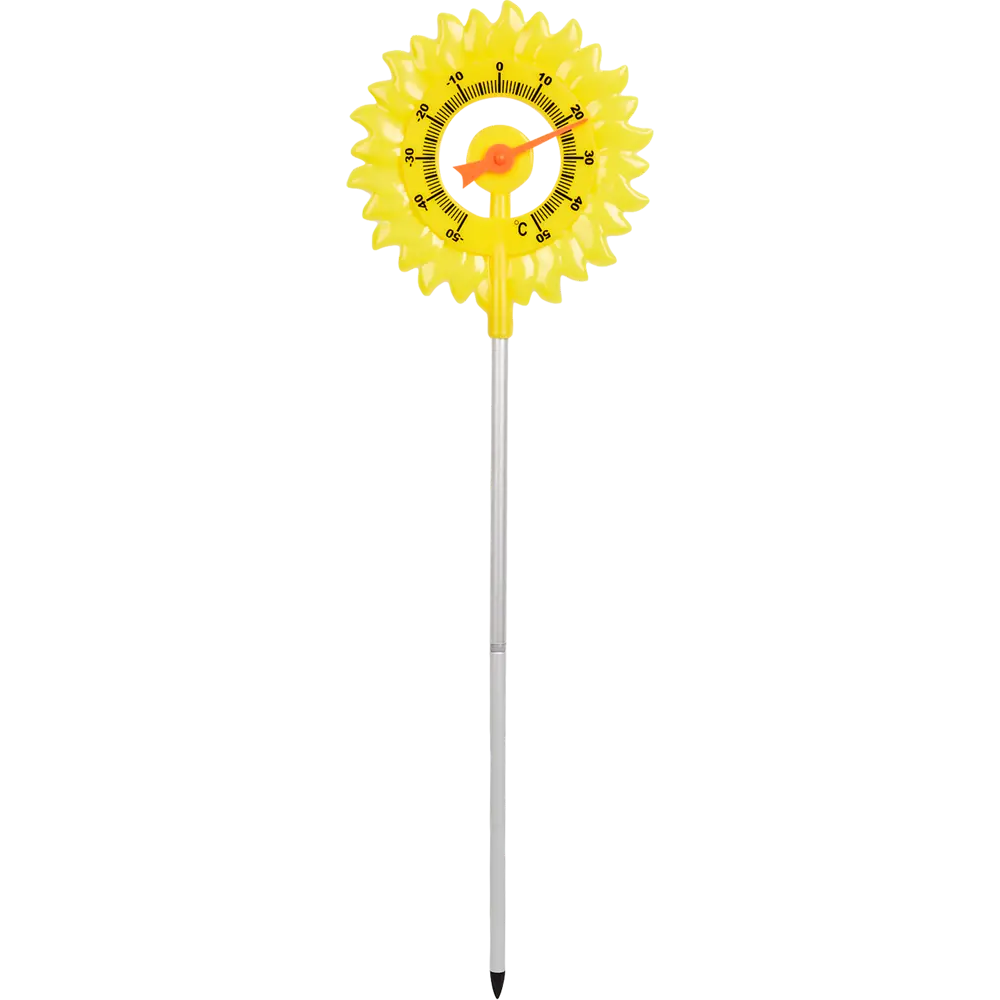 Уличный термометр GARDEN SHOW «Подсолнух» для дома и дачи 82874094 STLM-0955900