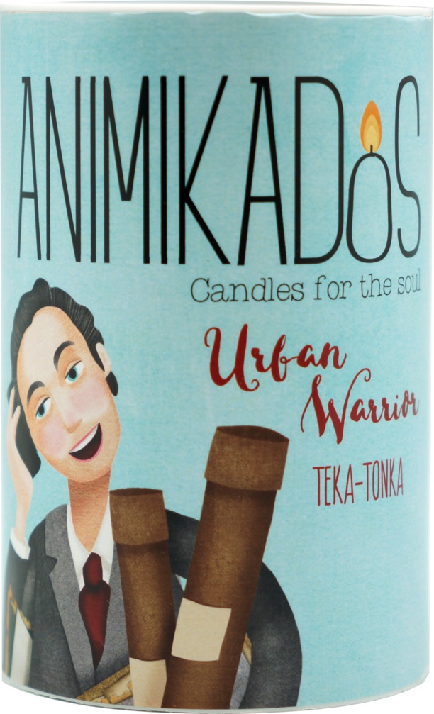 10656771 Ambientair Свеча ароматическая Animikados Urban warrior 40 ч Воск 