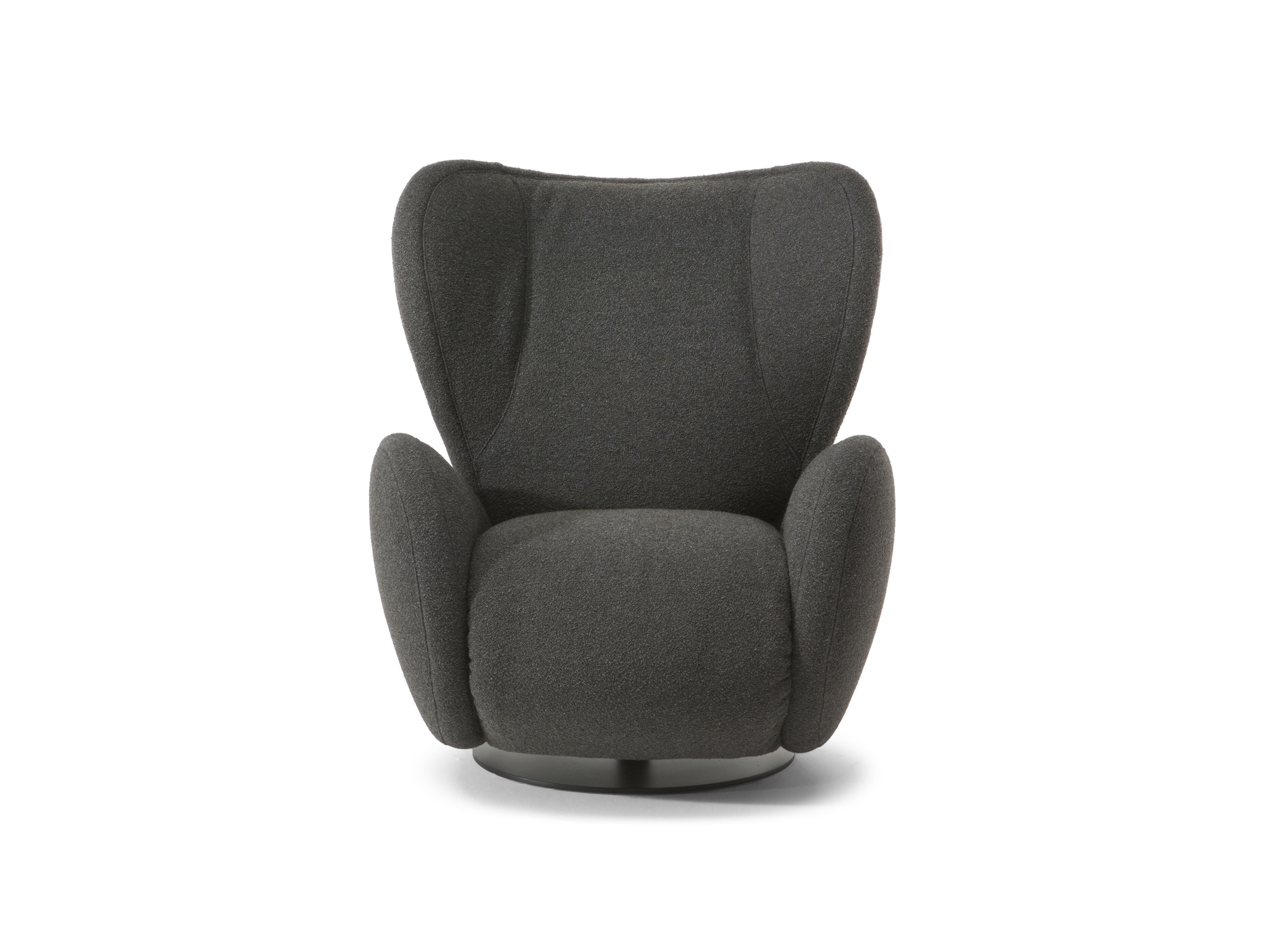 Тканевое кресло с откидной спинкой с подставкой для ног Natuzzi Italia FIORITA ARCH-00085645 - Вид №2