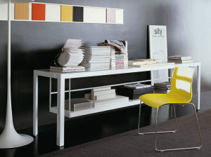 Прямоугольная консоль из шпона