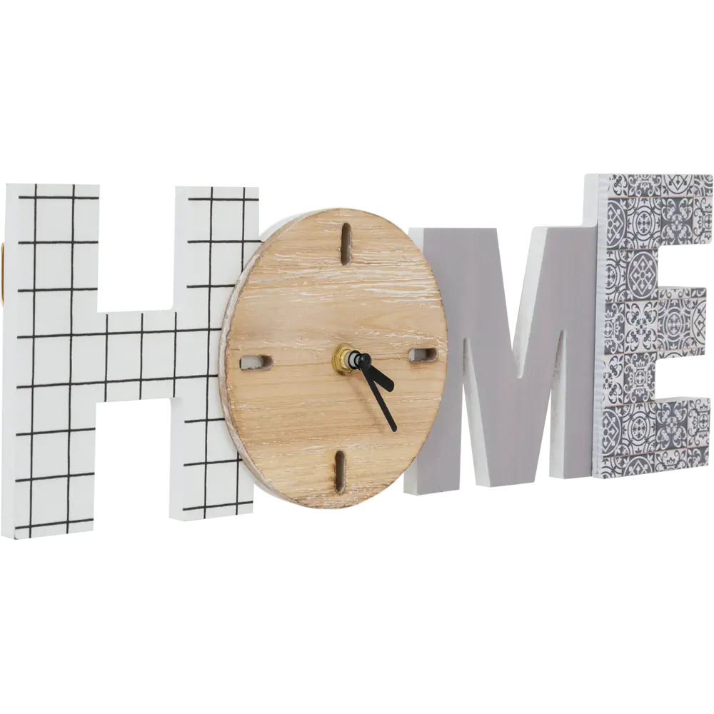 Настенные часы Atmosphera Home 39x14 см цвет бежевый Smile STLM-2196200 - Вид №2