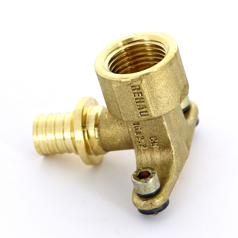 Водорозетка надвижная В латунная REHAU 16х1/2" с креплением 138461 - Вид №3