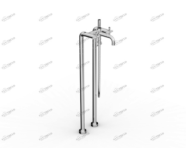 4701 GVE-140 Смеситель для ванны on tubes Zazzeri 4701GVE140