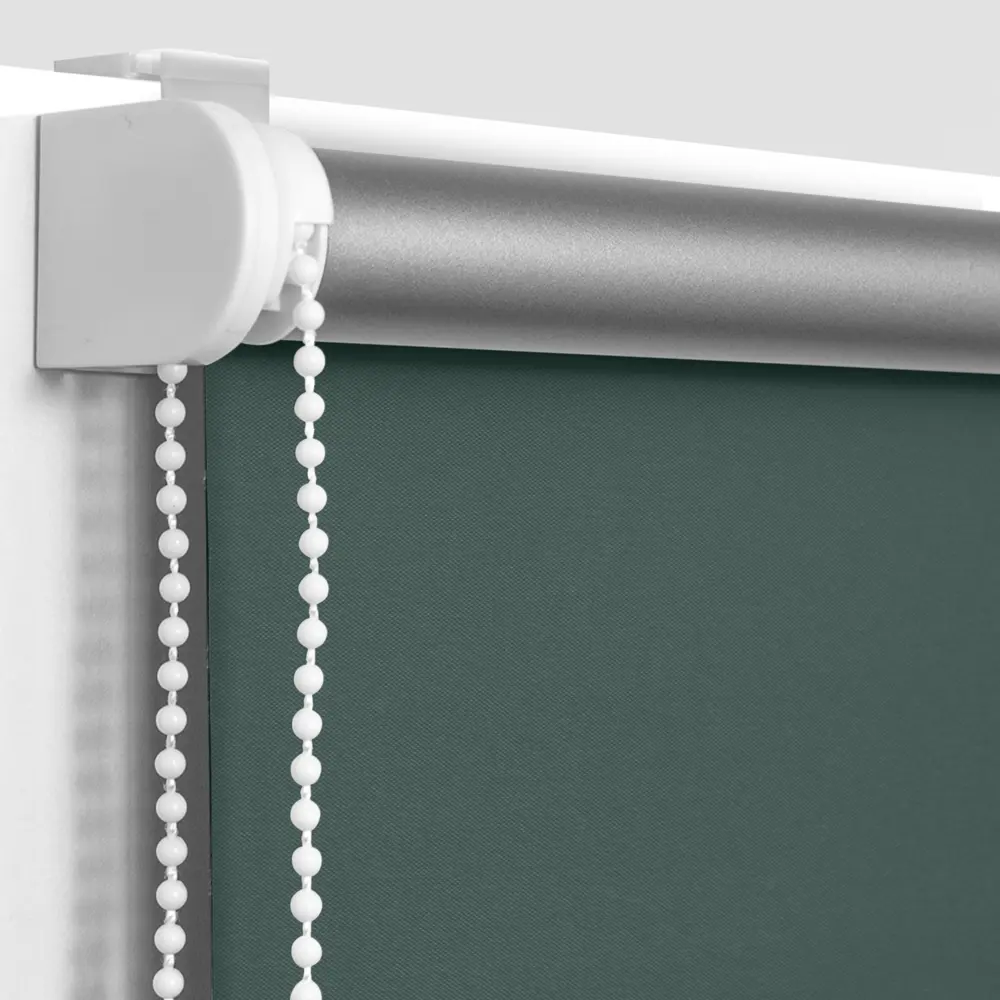 Штора рулонная блэкаут Эскар 60x160 см серо-зеленая Emeraldo BLACKOUT STLM-2171140 - Вид №2