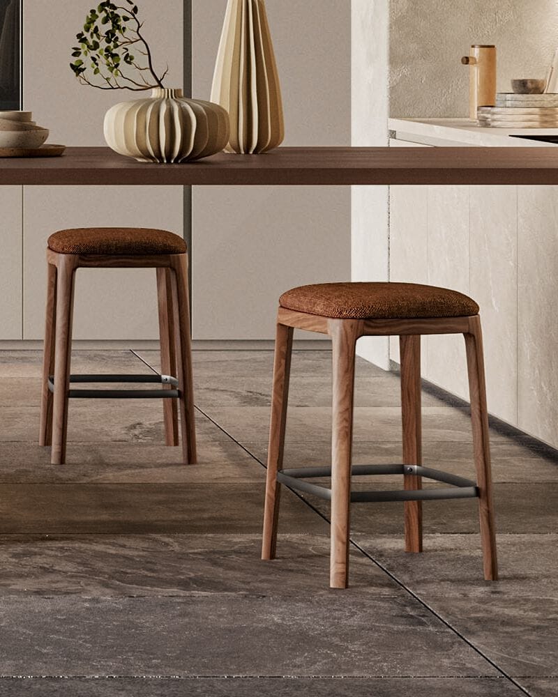 Мягкий стул с деревянным каркасом Dall'Agnese Gulp ARCH-00068591 - Вид №2