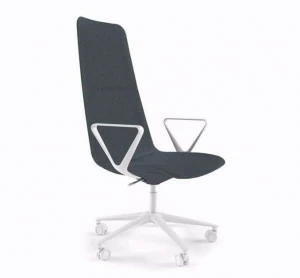 Alias Кресло вращающееся с подлокотниками с высокой спинкой Slim