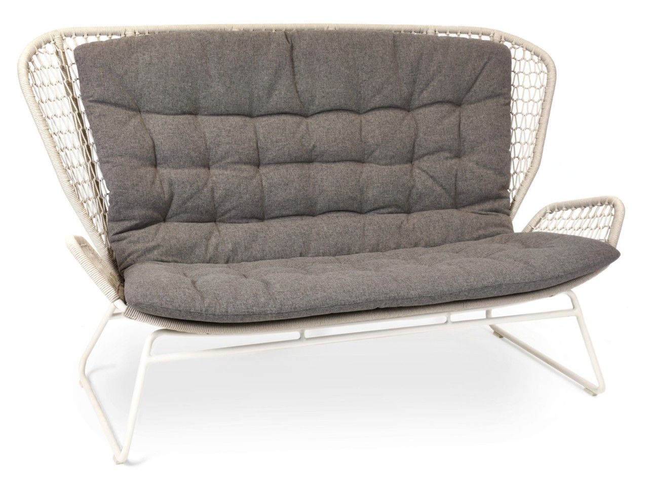 2-местный тканевый садовый диван FISCHER MÖBEL Wing Light ARCH-00056430