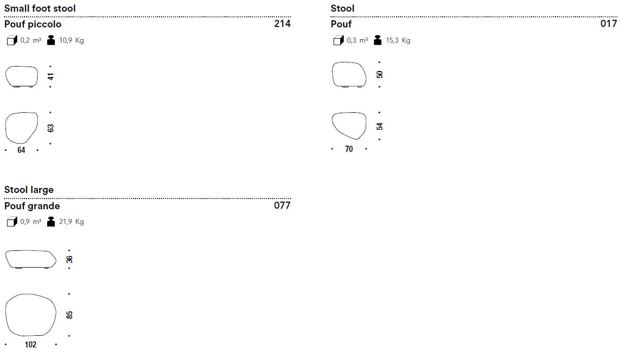 Модульный диван MOROSO PEBBLE RUBBLE ARCH-00033031 - Вид №23