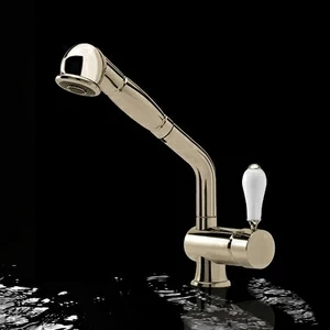 Смеситель однорычажный 7MAODC08 Geda Nextage Antico с поворотным изливом и душем