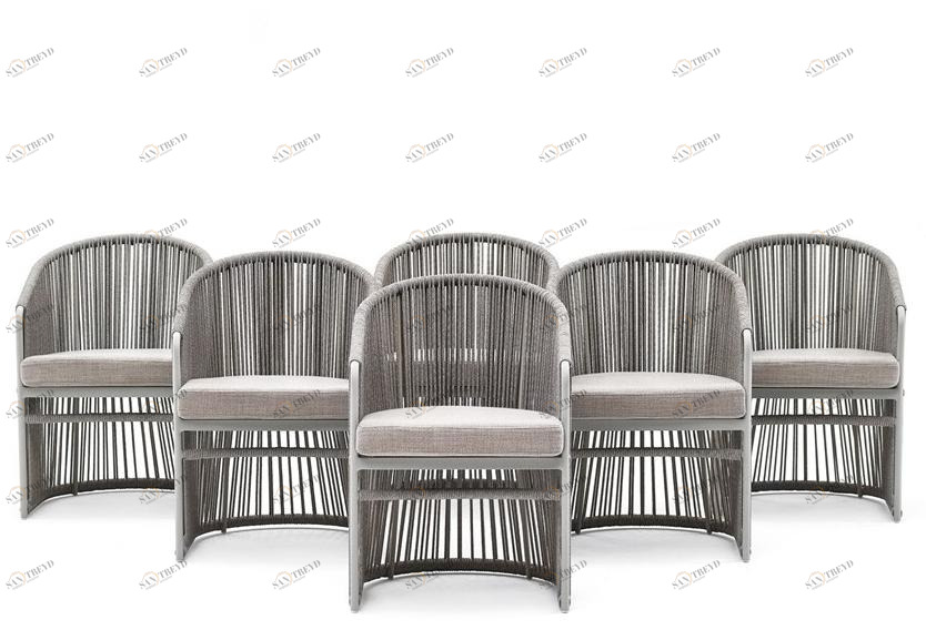 Varaschin Кресло из тканого синтетического волокна Tibidabo 2982