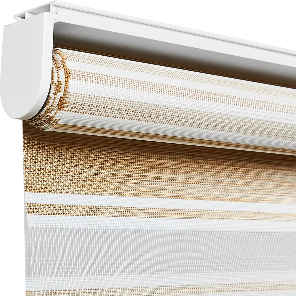 Штора рулонная день-ночь Дэли 55x160 см бежевая MIAMOZA STLM-2208882 - Вид №3