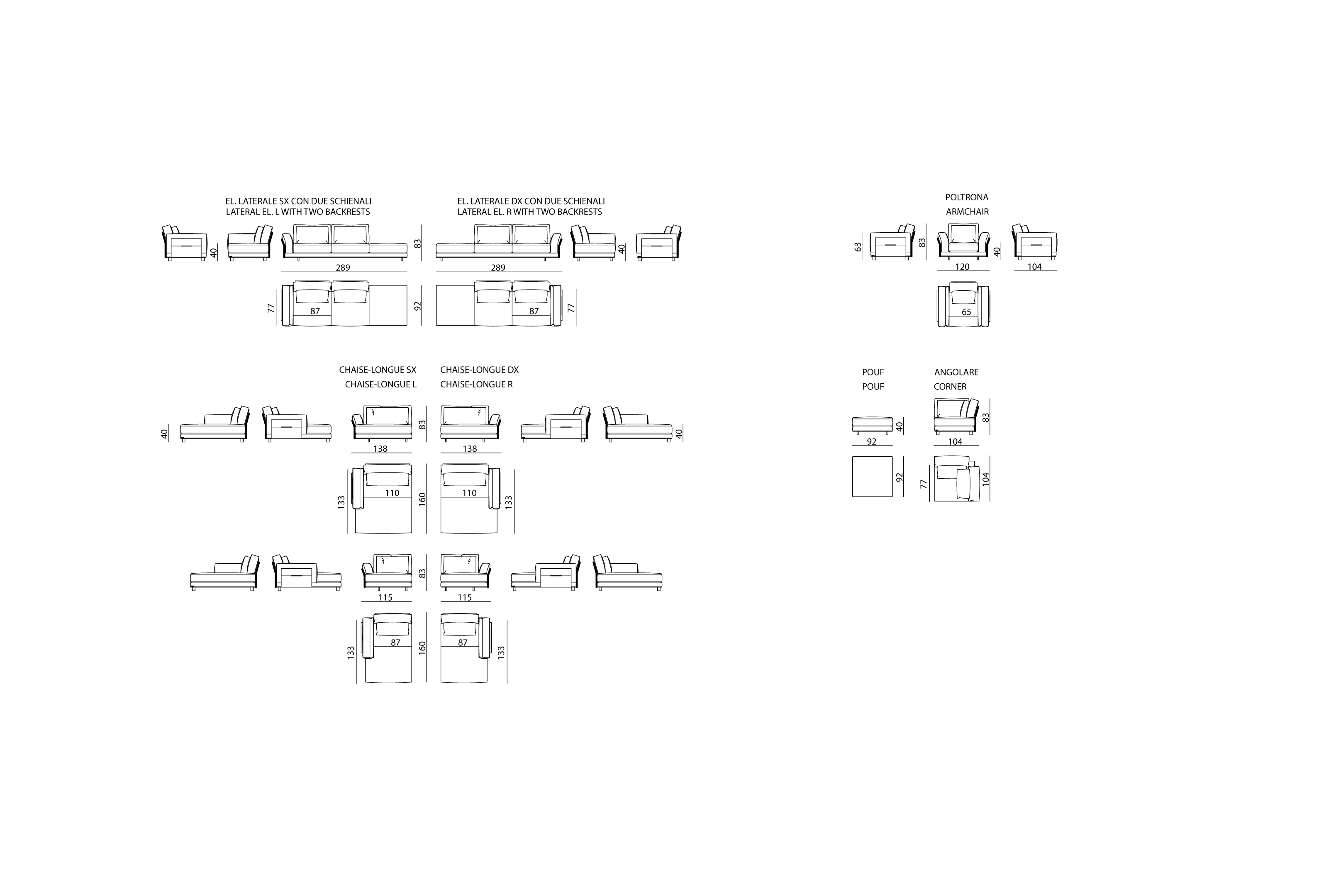 Anthem Диван Visionnaire  - Вид №15