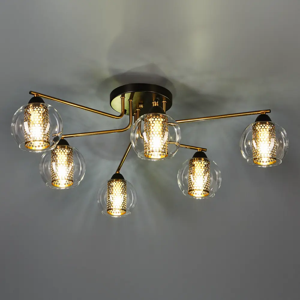 Arte Lamp Manchester — потолочная люстра с 6 плафонами для современного интерьера 89364898 STLM-0924365 - Вид №1