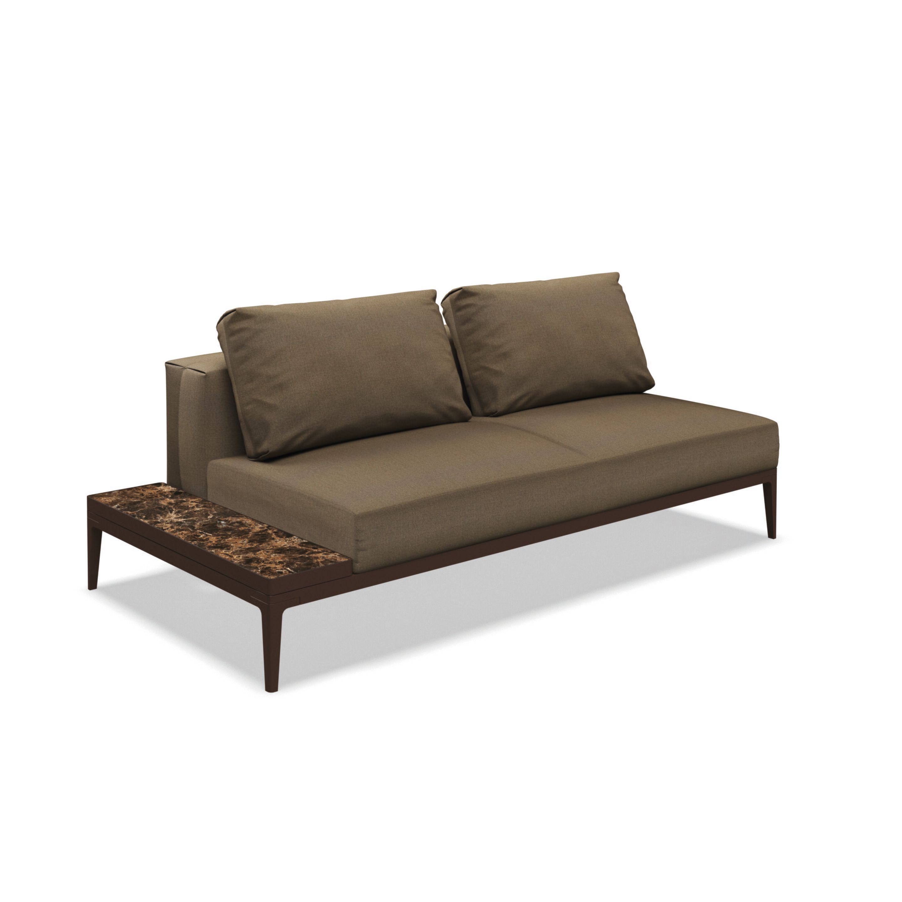 2-местный тканевый модульный садовый диван Gloster сетка ARCH-00041840 - Вид №50