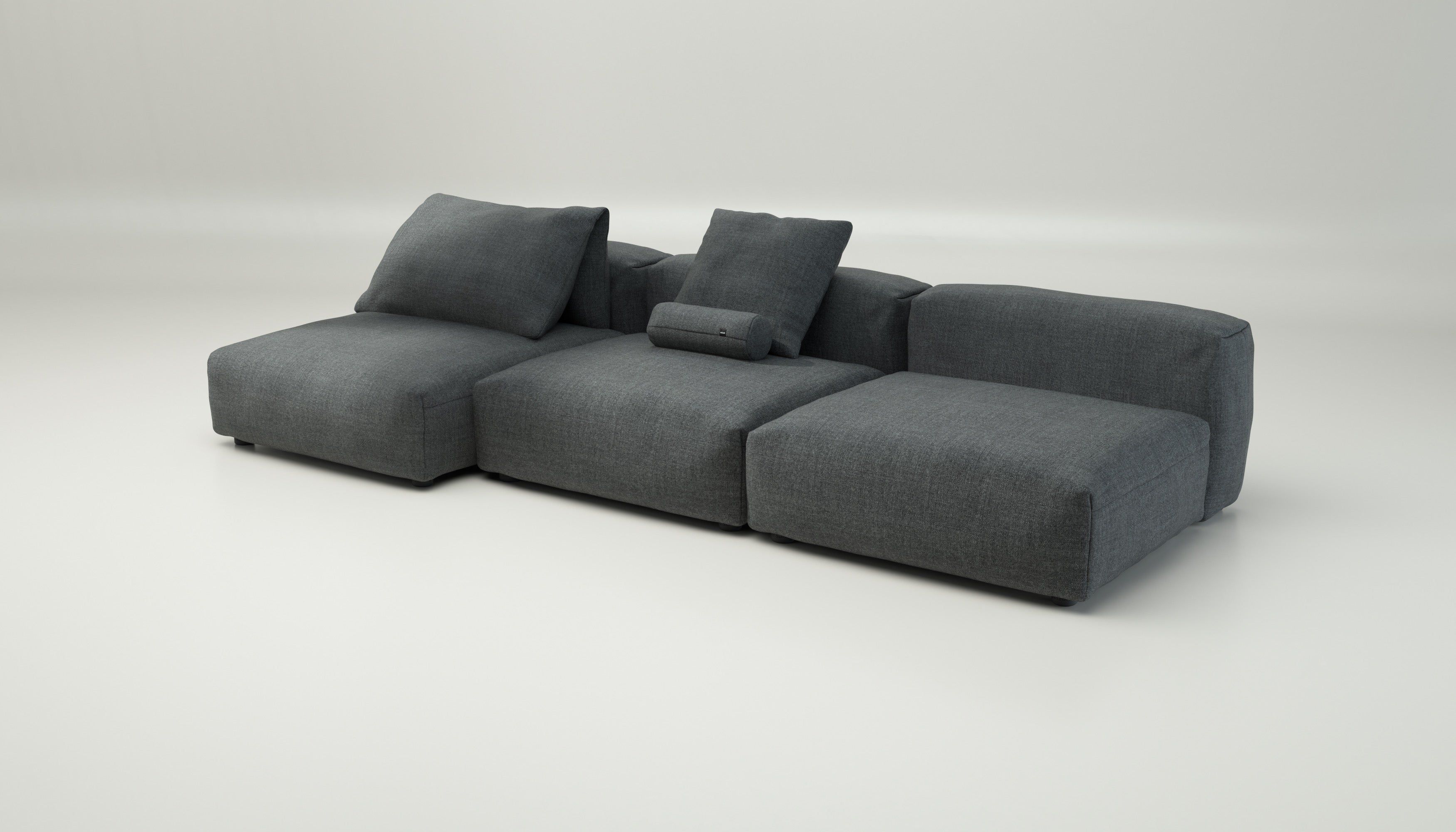 Модульный садовый диван с полуостровом vetsak Pique ARCH-00133737 - Вид №4