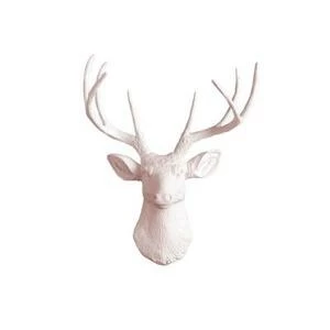 Голова декоративная «Олень» Yagoodza, пыльная роза/пыльная роза