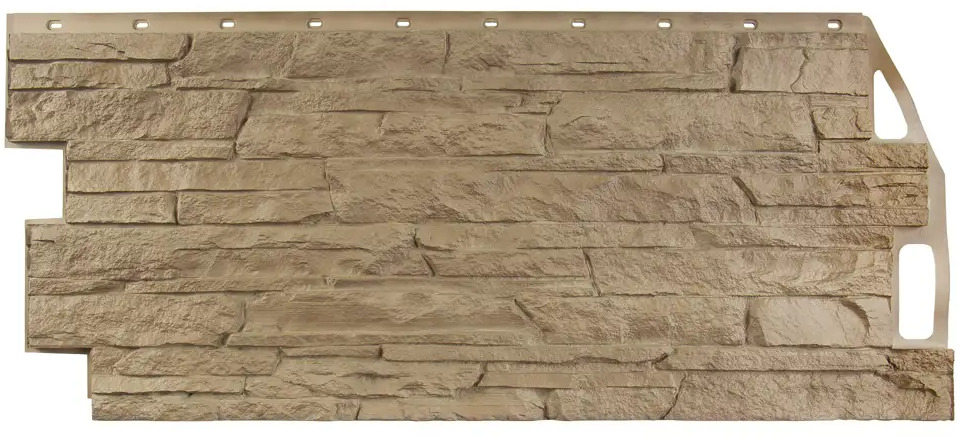 Фасадная панель FINEBER Скала с текстурой натурального камня 14380235