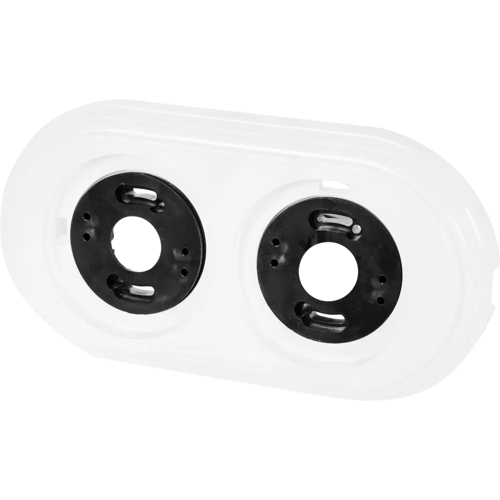 Рамка Electraline для розеток и выключателей - 2 поста, белая 18837790 Серия отсутствует STLM-0013129 - Вид №1