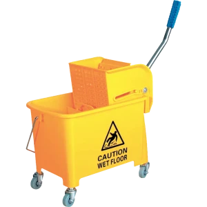 Тележка для уборки мини цвет желтый 20 л