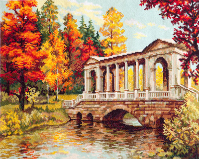 045-04 Багрец и золото Набор для вышивания Чудесная Игла 40 х 30 см Чудесная игла 