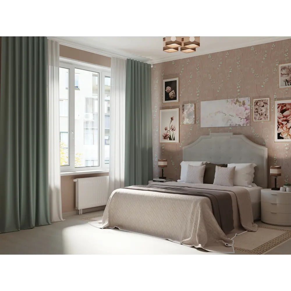 Обои флизелиновые Палитра Sakura коричневые 1.06 м 7136-82 13928940 STLM-2205942 - Вид №5