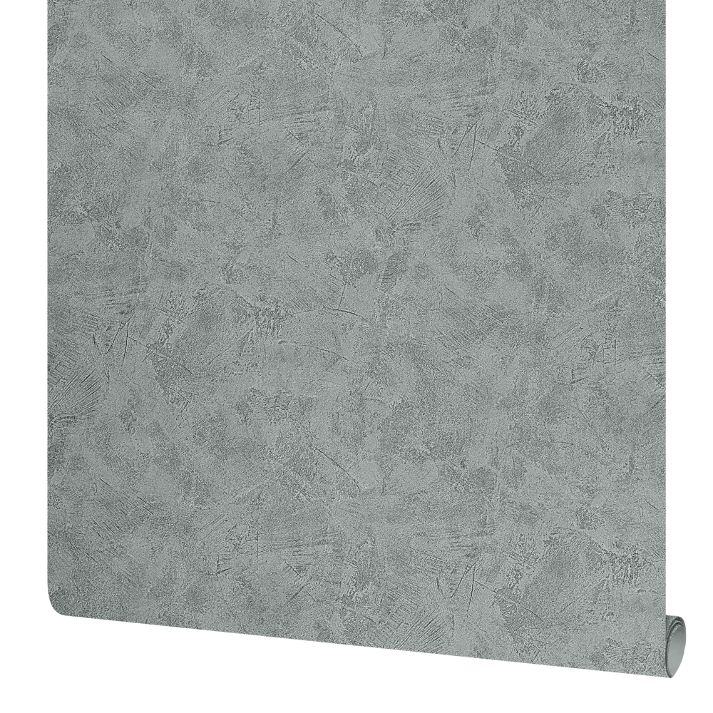 Флизелиновые обои Victoria Stenova Incanto зеленые с эффектом штукатурки 89425472 STLM-1563521