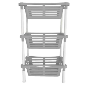 Стеллаж BEROSSI Relax для ванной комнаты с дымчато-серым покрытием 89383173