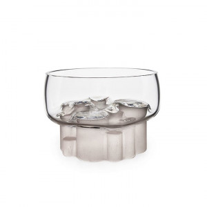 56106 Чаша из прозрачного хрусталя "Городской лес", 120/165 мм. Maleras