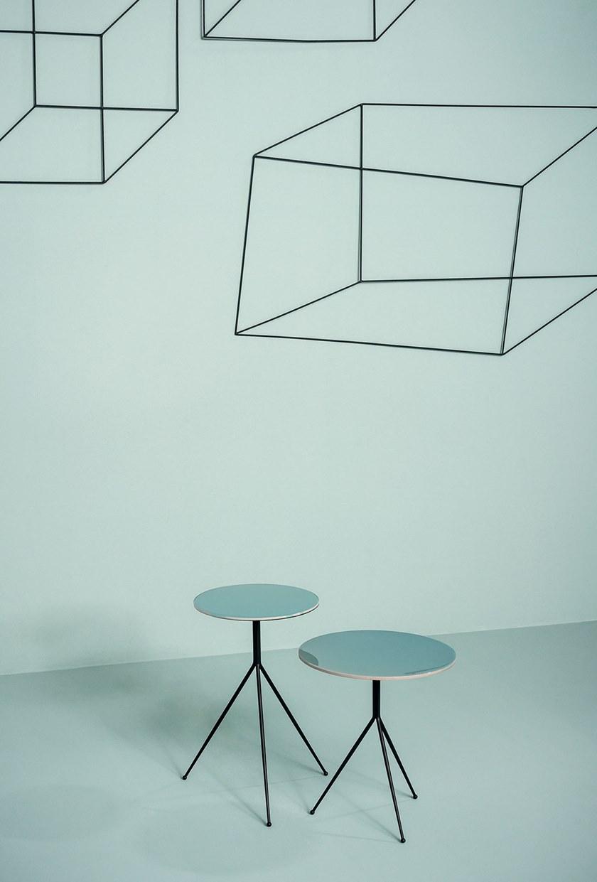 BAXTER Круглый лакированный журнальный столик Liquid sun-id-1510326 - Вид №6