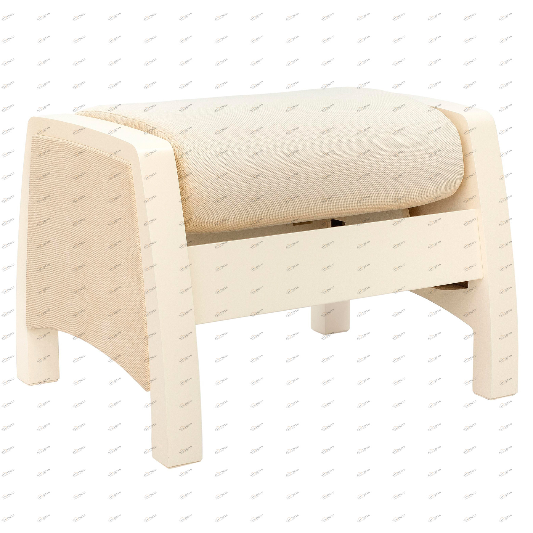 Пуфик-качалка Sky дуб шампань, ткань Verona Vanilla MILLI  00-3833218 Бежевый Santreyd 