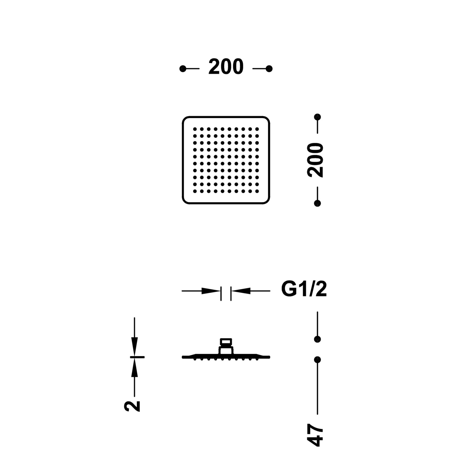 Насадка для душа-134315002 TRES Showers - Вид №1