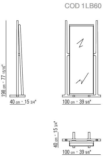 Flexform Напольное зеркало Icaro sun-id-1419697 - Вид №1