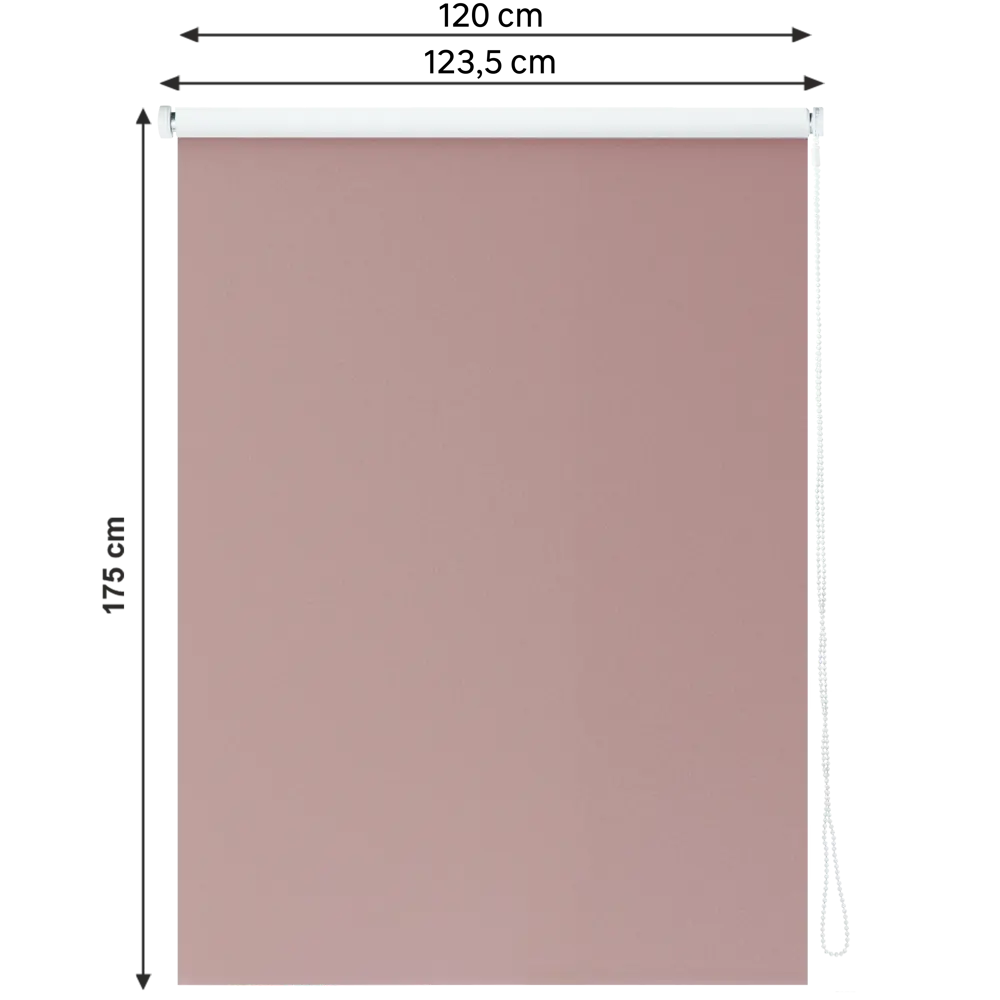 Штора рулонная блэкаут Inspire Santos 120x175 см сиреневая Santal 4 82692267 STLM-2080823 - Вид №1